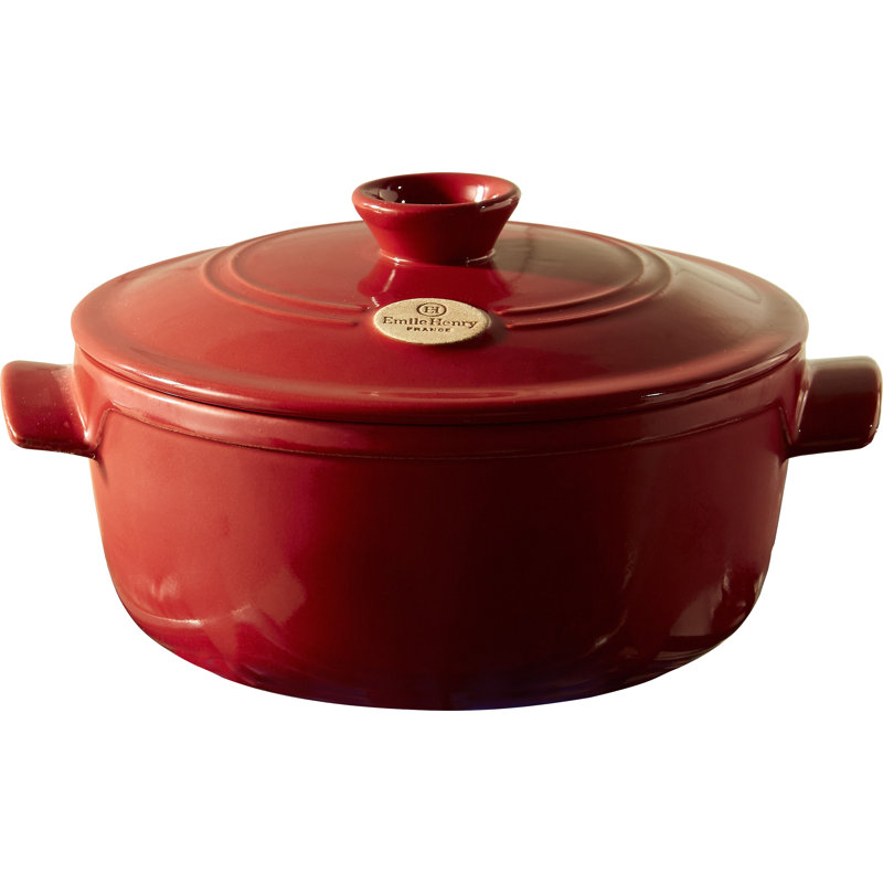 Emile Henry Ceramic Round Casserole Wayfair.co.uk